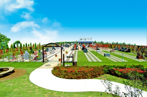 霊園オープンに合わせて公園も併設されました。